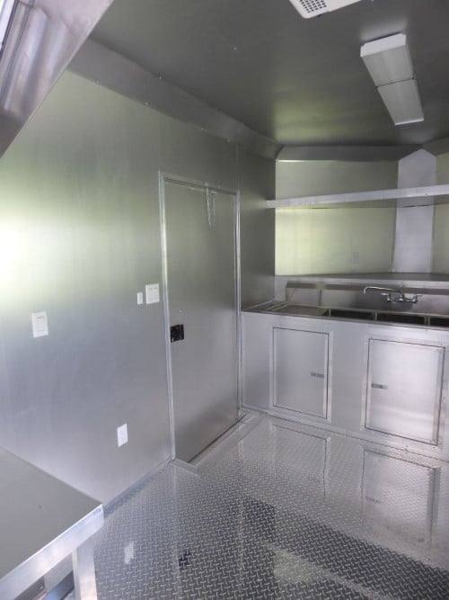 331-8.5-x-20-black-catering-event-concession-food-trailer-9.jpg 8.5' x 20' Black Catering Event Concession Food Trailer