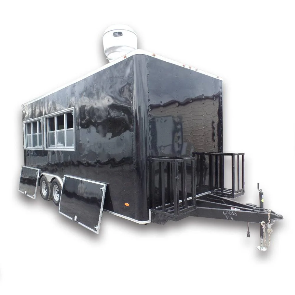 333-8.5-x-20-black-concession-food-catering-event-trailer-1.webp 8.5' x 20' Black Concession Food Catering Event Trailer