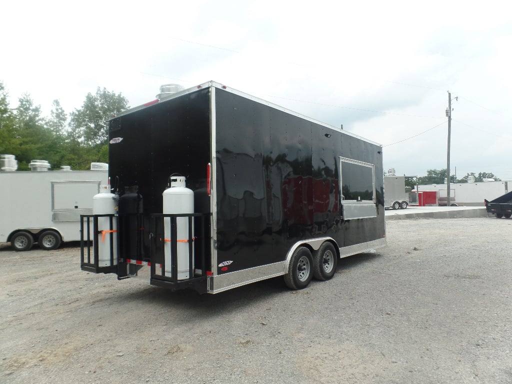 334-8.5-x-20-black-concession-food-catering-trailer-with-appliances-15.jpg 8.5' x 20' Black Concession Food Catering Trailer With Appliances