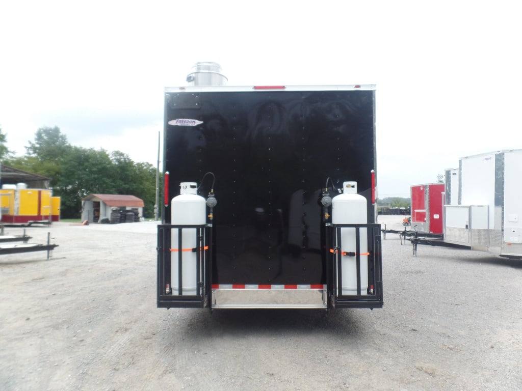 334-8.5-x-20-black-concession-food-catering-trailer-with-appliances-17.jpg 8.5' x 20' Black Concession Food Catering Trailer With Appliances