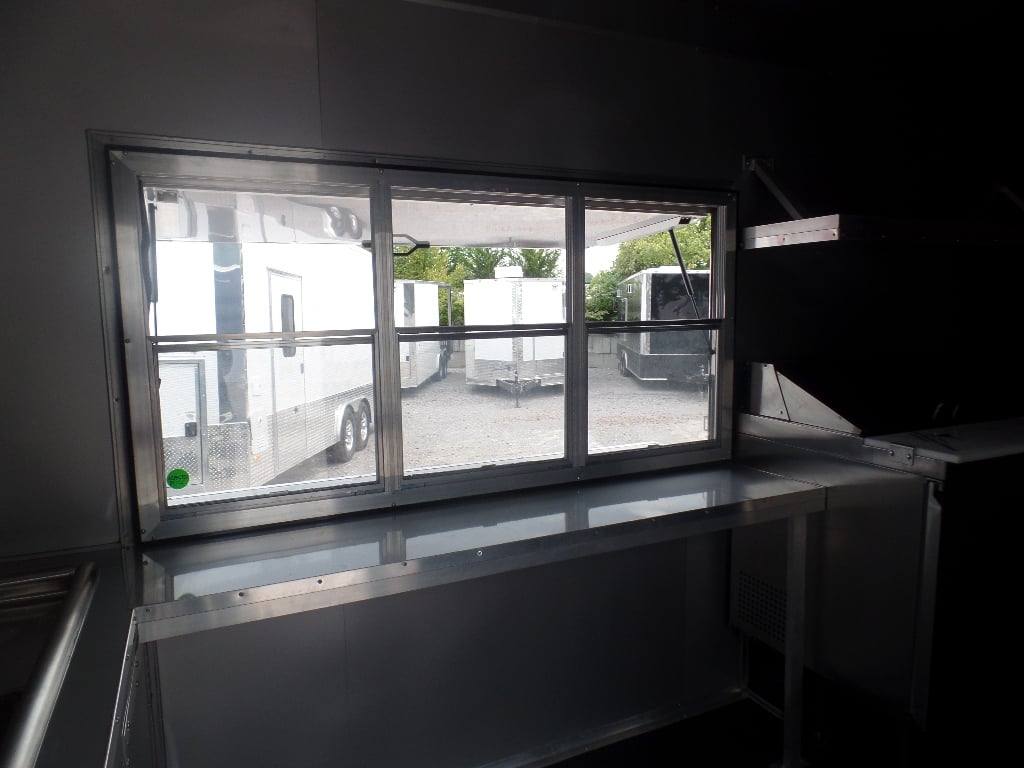 334-8.5-x-20-black-concession-food-catering-trailer-with-appliances-19.jpg 8.5' x 20' Black Concession Food Catering Trailer With Appliances