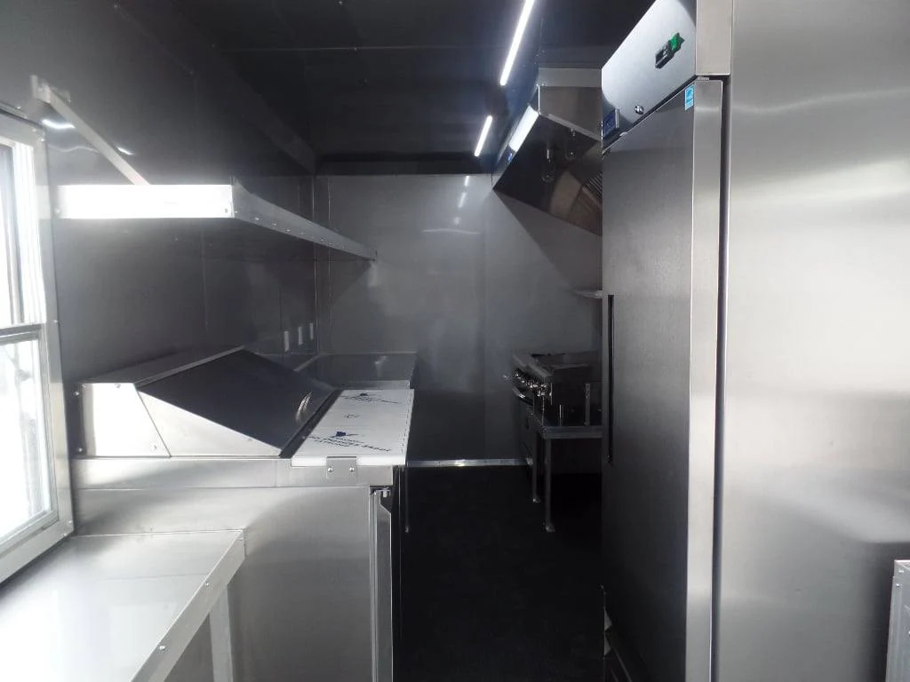 334-8.5-x-20-black-concession-food-catering-trailer-with-appliances-2.webp 8.5' x 20' Black Concession Food Catering Trailer With Appliances