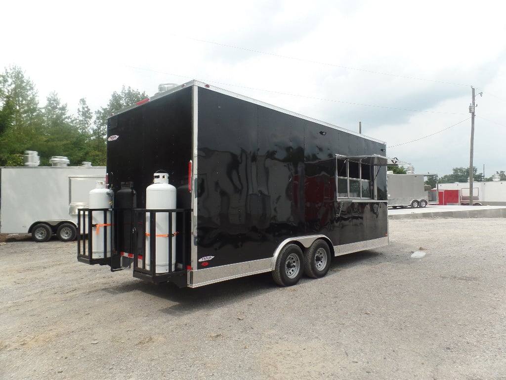 334-8.5-x-20-black-concession-food-catering-trailer-with-appliances-23.jpg 8.5' x 20' Black Concession Food Catering Trailer With Appliances
