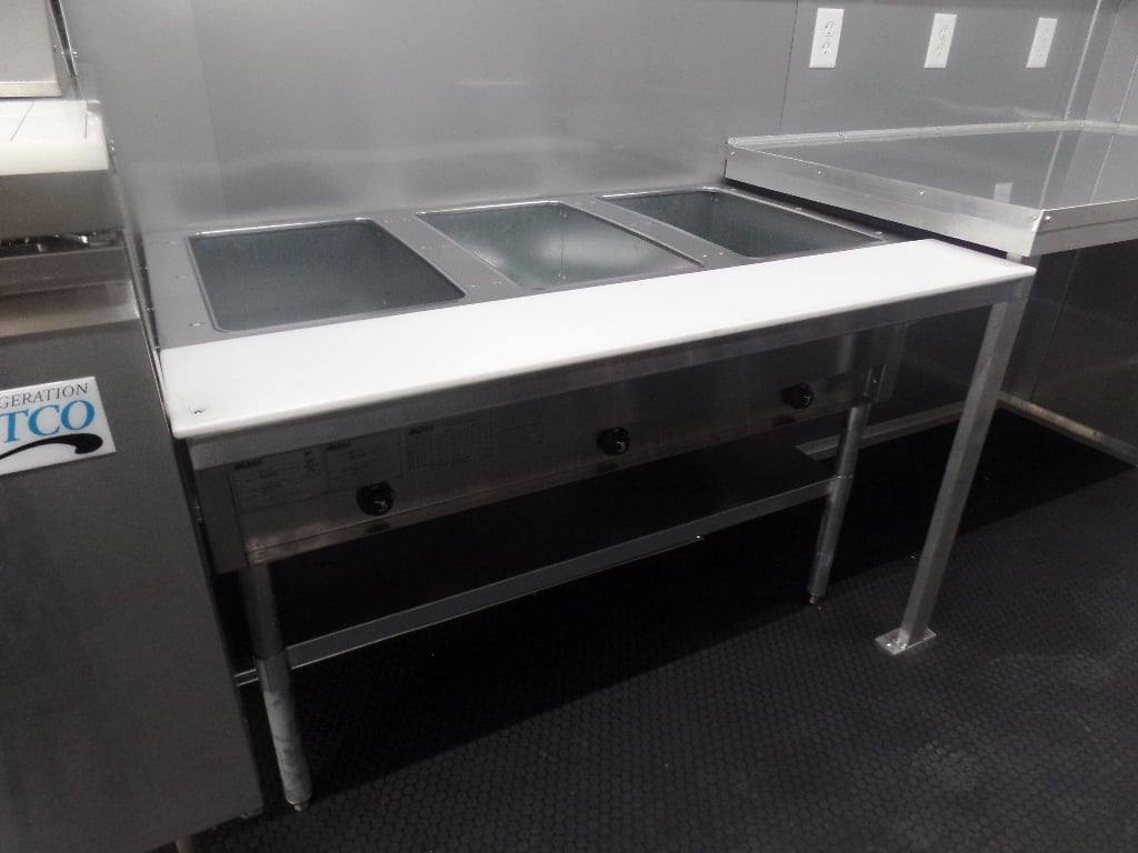 334-8.5-x-20-black-concession-food-catering-trailer-with-appliances-27.jpg 8.5' x 20' Black Concession Food Catering Trailer With Appliances