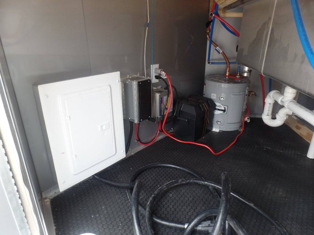 334-8.5-x-20-black-concession-food-catering-trailer-with-appliances-3.jpg 8.5' x 20' Black Concession Food Catering Trailer With Appliances