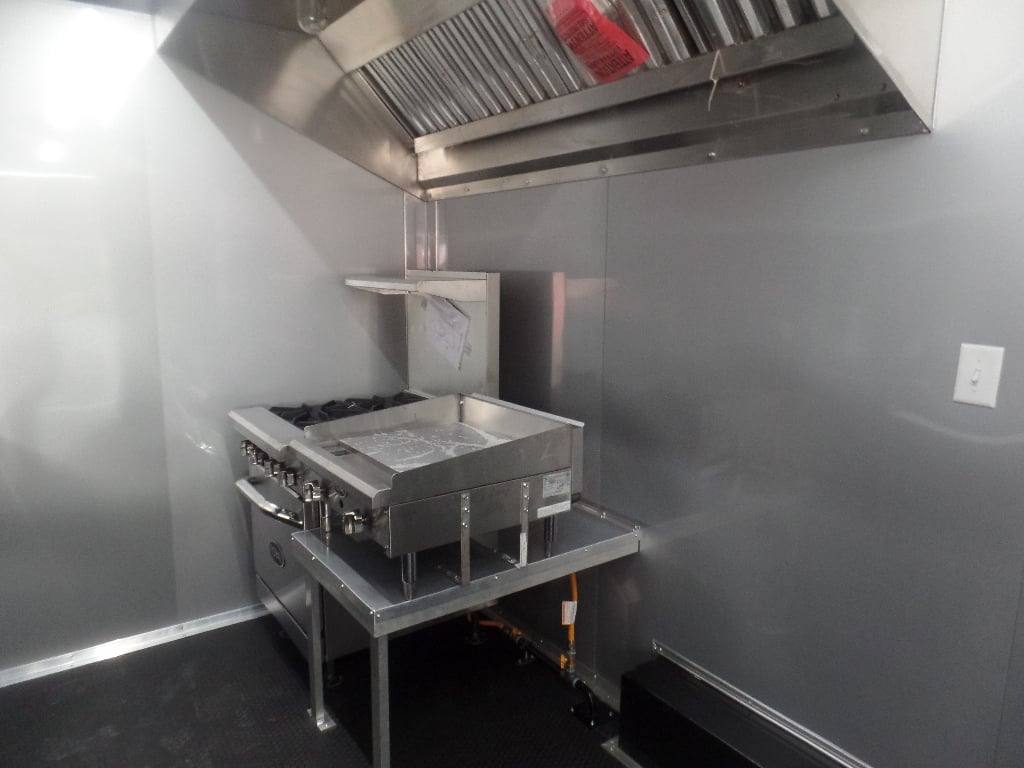 334-8.5-x-20-black-concession-food-catering-trailer-with-appliances-4.jpg 8.5' x 20' Black Concession Food Catering Trailer With Appliances