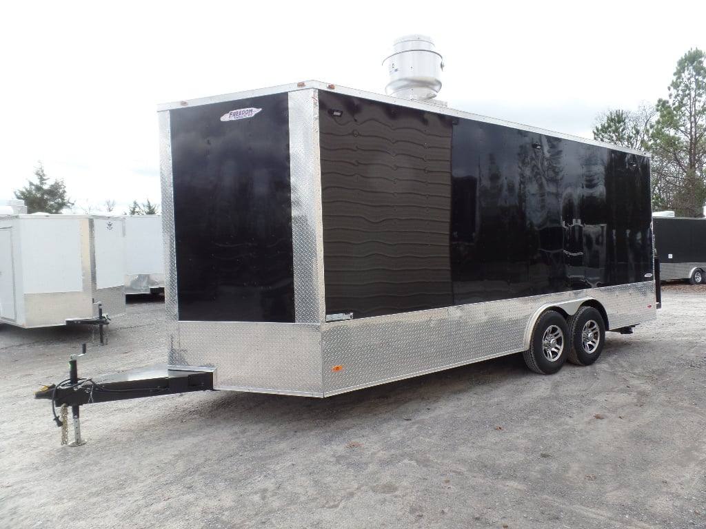 335-8.5-x-20-black-concession-food-event-catering-trailer-14.jpg 8.5' x 20' Black Concession Food Event Catering Trailer
