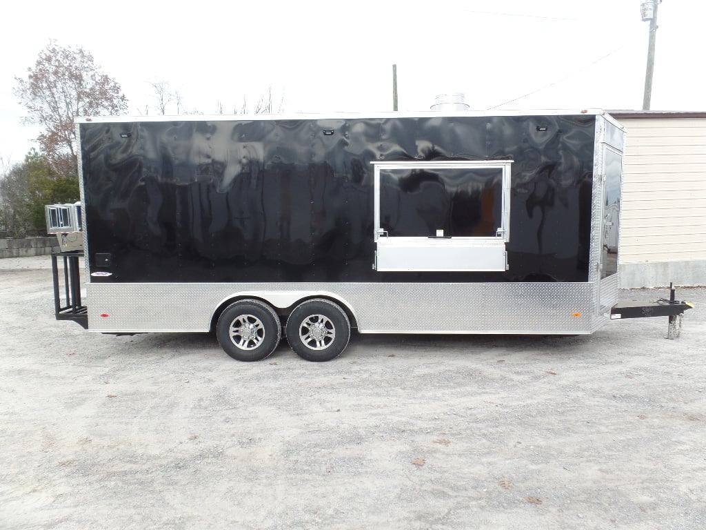 335-8.5-x-20-black-concession-food-event-catering-trailer-15.jpg 8.5' x 20' Black Concession Food Event Catering Trailer