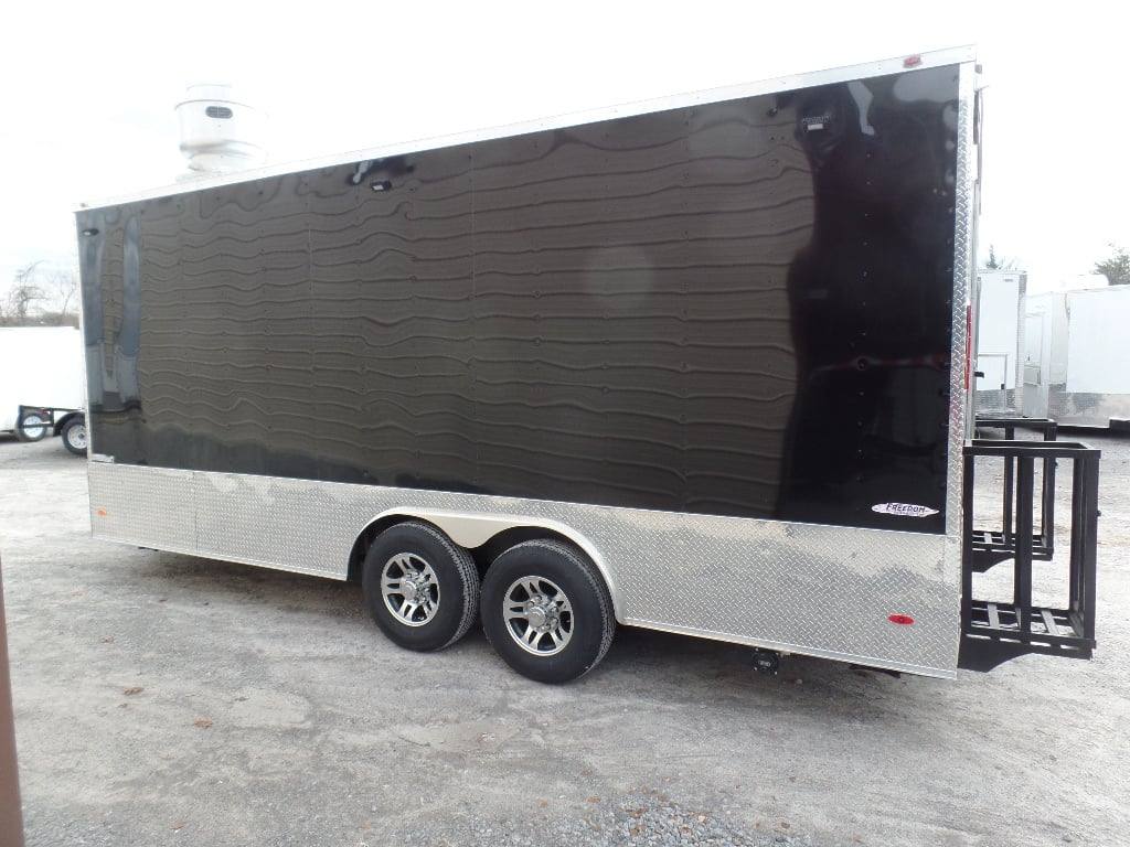 335-8.5-x-20-black-concession-food-event-catering-trailer-20.jpg 8.5' x 20' Black Concession Food Event Catering Trailer