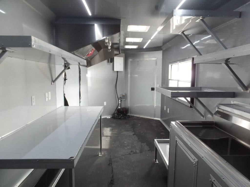 335-8.5-x-20-black-concession-food-event-catering-trailer-25.jpg 8.5' x 20' Black Concession Food Event Catering Trailer