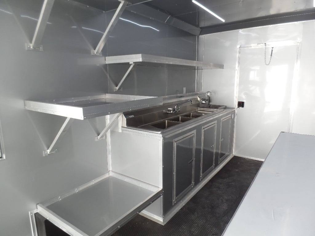 335-8.5-x-20-black-concession-food-event-catering-trailer-27.jpg 8.5' x 20' Black Concession Food Event Catering Trailer