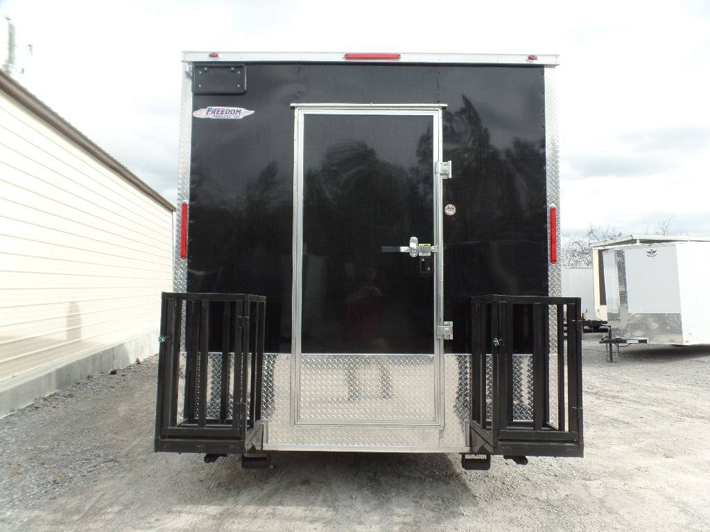 335-8.5-x-20-black-concession-food-event-catering-trailer-28.jpg 8.5' x 20' Black Concession Food Event Catering Trailer