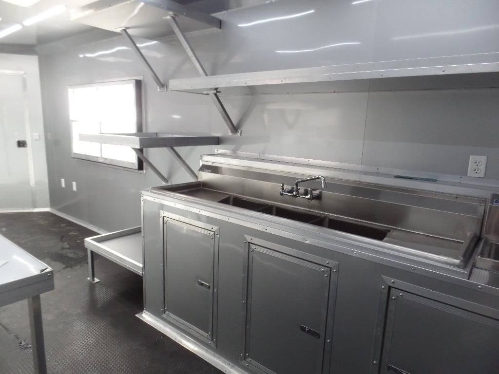 335-8.5-x-20-black-concession-food-event-catering-trailer-29.jpg 8.5' x 20' Black Concession Food Event Catering Trailer