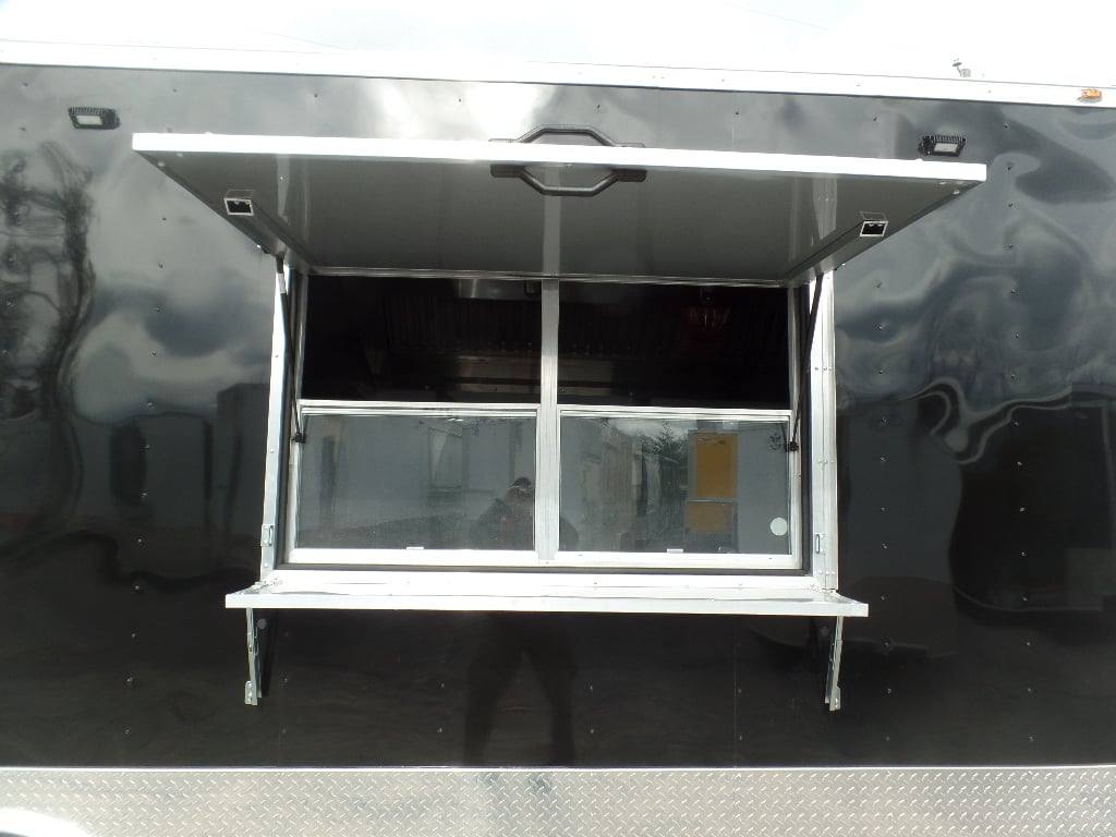 335-8.5-x-20-black-concession-food-event-catering-trailer-31.jpg 8.5' x 20' Black Concession Food Event Catering Trailer