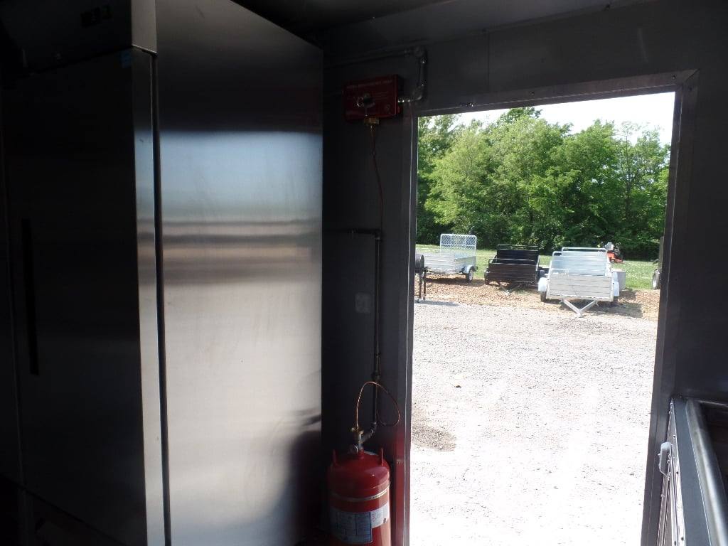 337-8.5-x-20-black-concession-food-trailer-with-appliances-12.jpg 8.5' x 20' Black Concession Food Trailer With Appliances