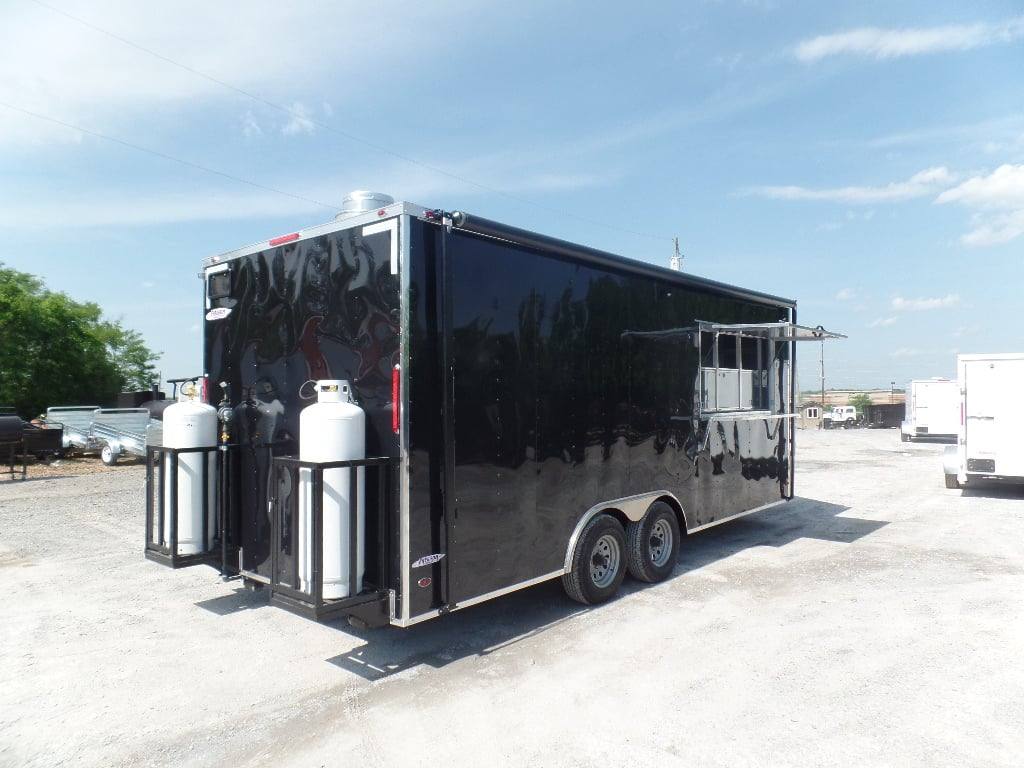 337-8.5-x-20-black-concession-food-trailer-with-appliances-17.jpg 8.5' x 20' Black Concession Food Trailer With Appliances