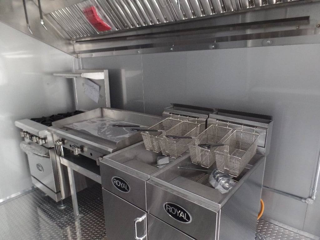 337-8.5-x-20-black-concession-food-trailer-with-appliances-22.jpg 8.5' x 20' Black Concession Food Trailer With Appliances