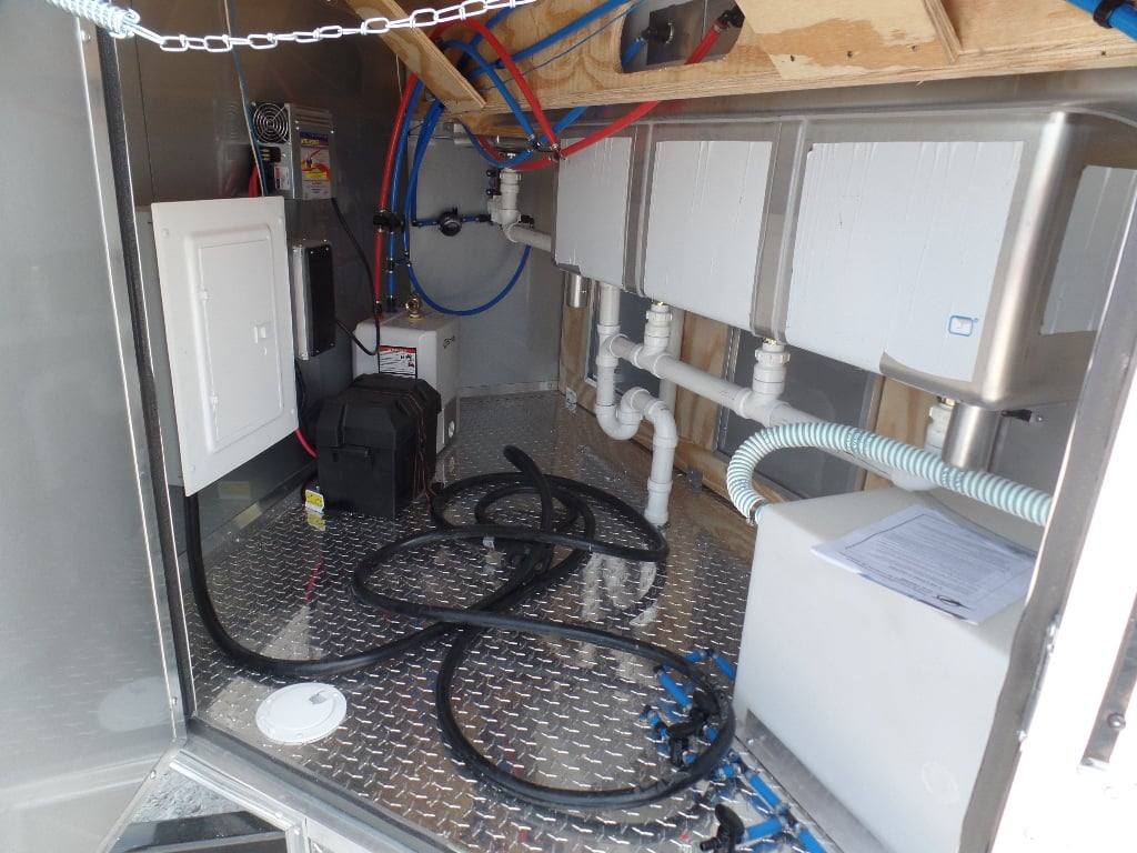 337-8.5-x-20-black-concession-food-trailer-with-appliances-4.jpg 8.5' x 20' Black Concession Food Trailer With Appliances