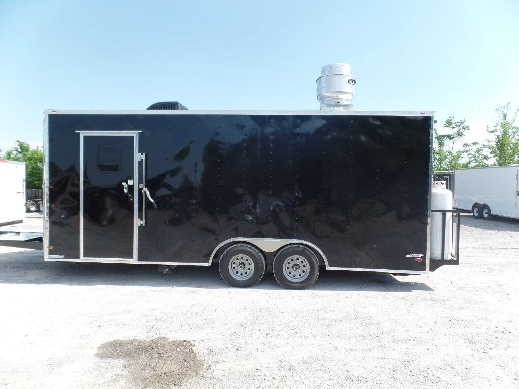 337-8.5-x-20-black-concession-food-trailer-with-appliances-6.jpg 8.5' x 20' Black Concession Food Trailer With Appliances