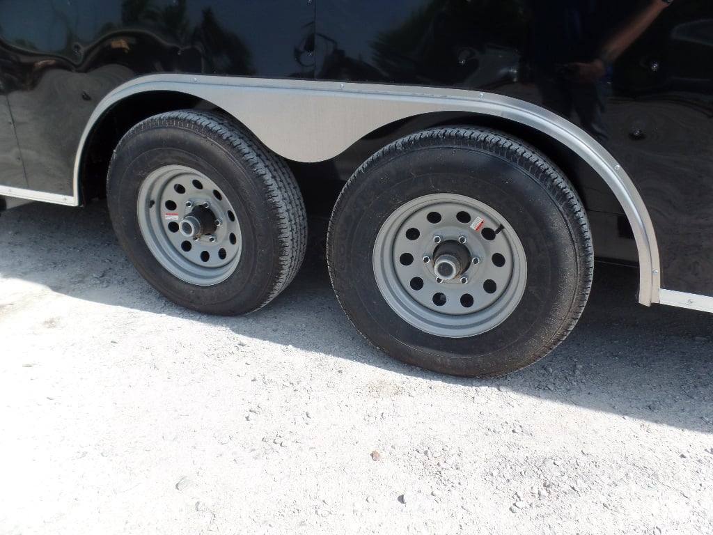 337-8.5-x-20-black-concession-food-trailer-with-appliances-8.jpg 8.5' x 20' Black Concession Food Trailer With Appliances