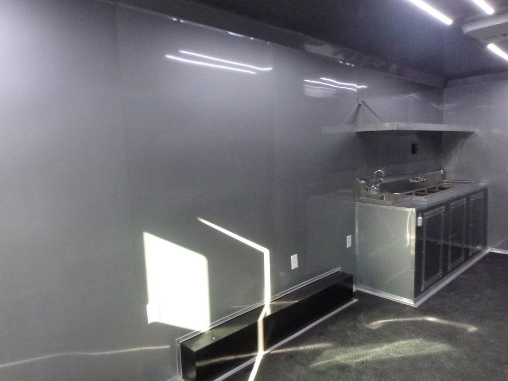 339-8.5-x-20-black-concession-food-trailer-with-appliances-10.jpg 8.5' x 20' Black Concession Food Trailer With Appliances