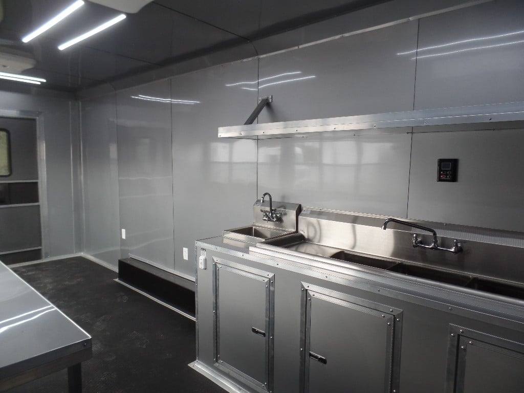 339-8.5-x-20-black-concession-food-trailer-with-appliances-11.jpg 8.5' x 20' Black Concession Food Trailer With Appliances