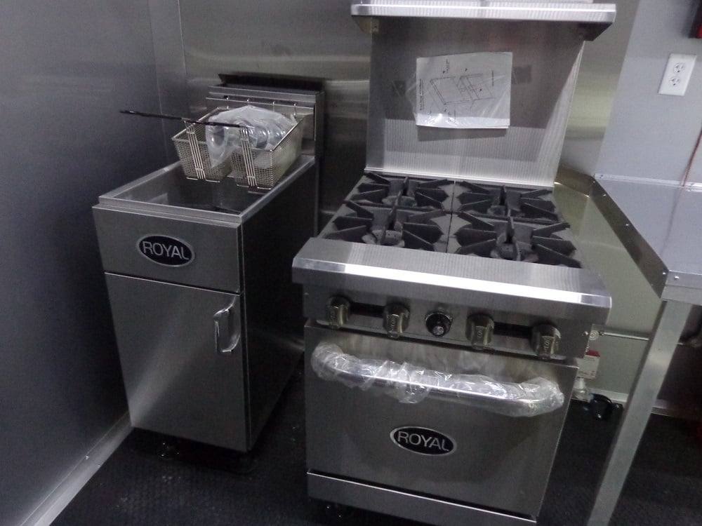 339-8.5-x-20-black-concession-food-trailer-with-appliances-18.jpg 8.5' x 20' Black Concession Food Trailer With Appliances