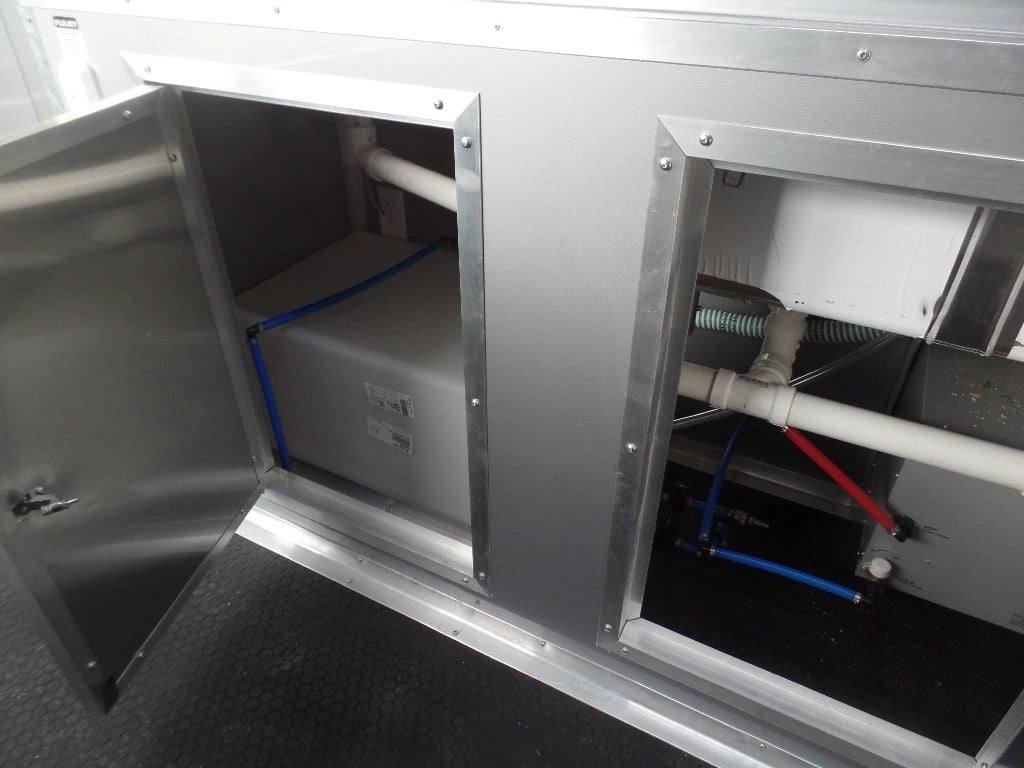 339-8.5-x-20-black-concession-food-trailer-with-appliances-8.jpg 8.5' x 20' Black Concession Food Trailer With Appliances
