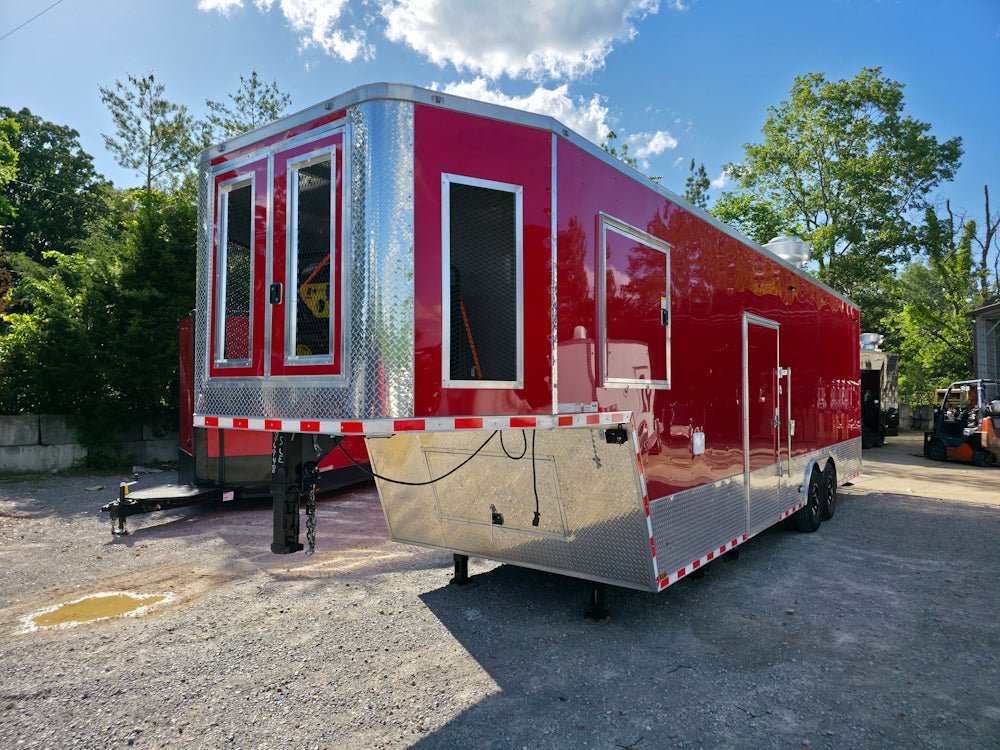 34-8.5-x-34-gooseneck-concession-trailer-victory-red-food-event-catering-3.jpg 8.5 X 34 Gooseneck Concession Trailer Victory Red Food Event Catering