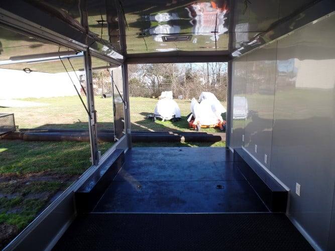 8.5' x 20' Black Concession Pizza Food Event Catering Trailer