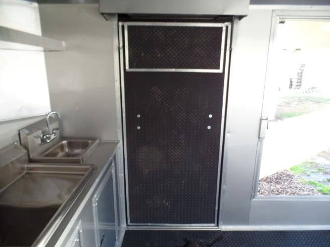 8.5' x 20' Black Concession Pizza Food Event Catering Trailer