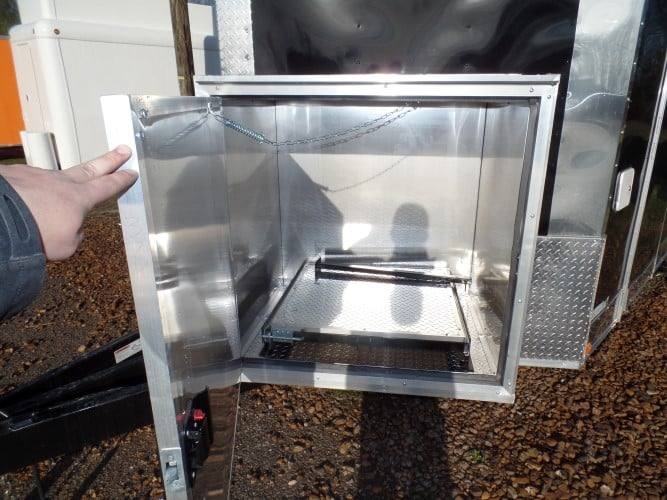 8.5' x 20' Black Concession Pizza Food Event Catering Trailer