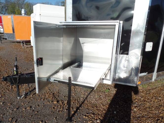 8.5' x 20' Black Concession Pizza Food Event Catering Trailer