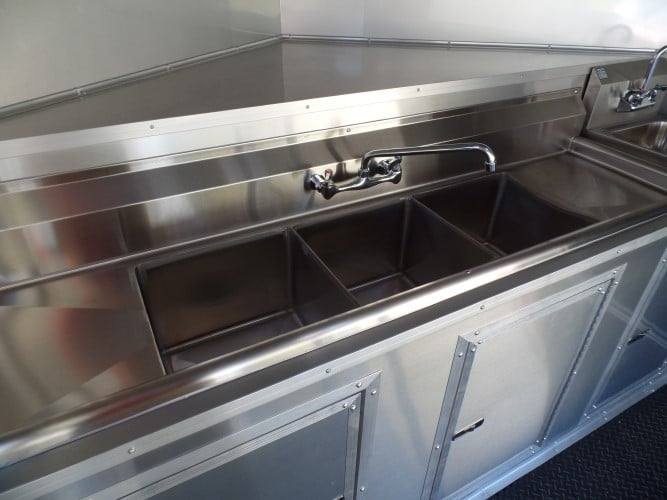 8.5' x 20' Black Concession Pizza Food Event Catering Trailer