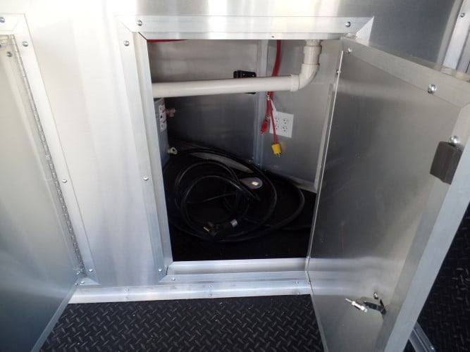 8.5' x 20' Black Concession Pizza Food Event Catering Trailer