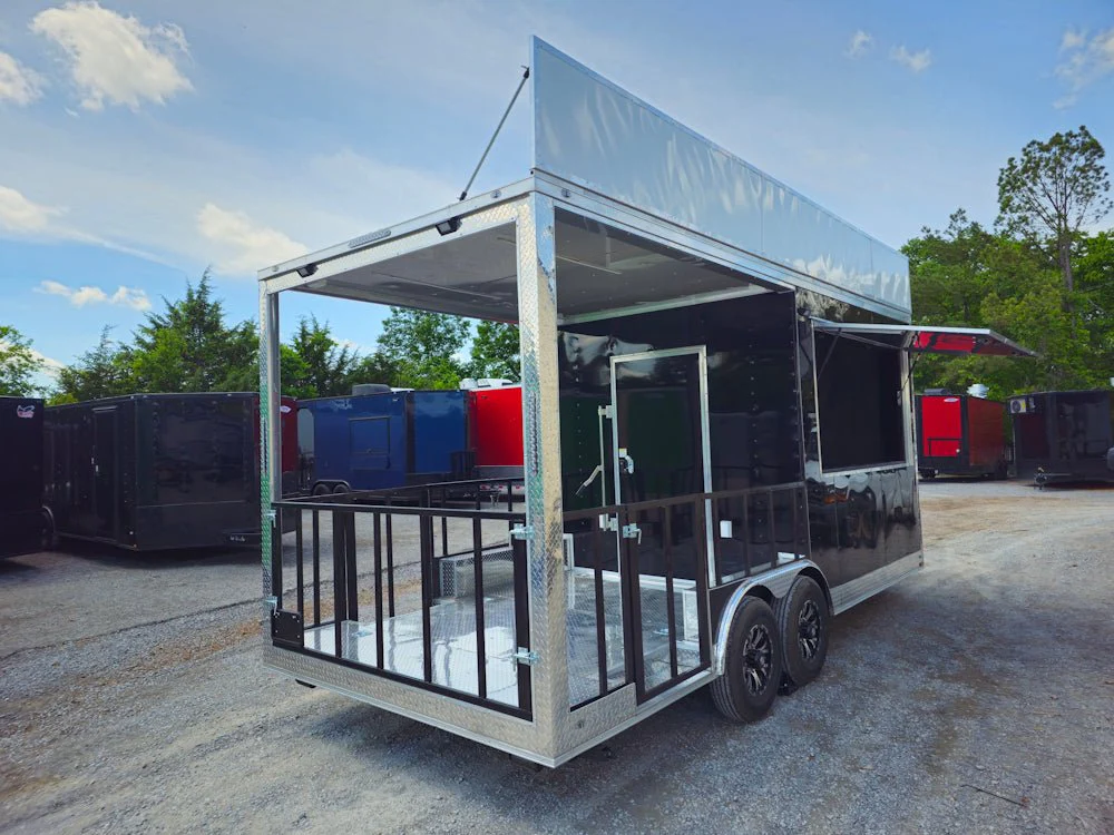 341-8.5-x-20-black-concession-trailer-bbq-food-event-catering-27.webp 8.5' X 20' Black Concession Trailer BBQ Food Event Catering