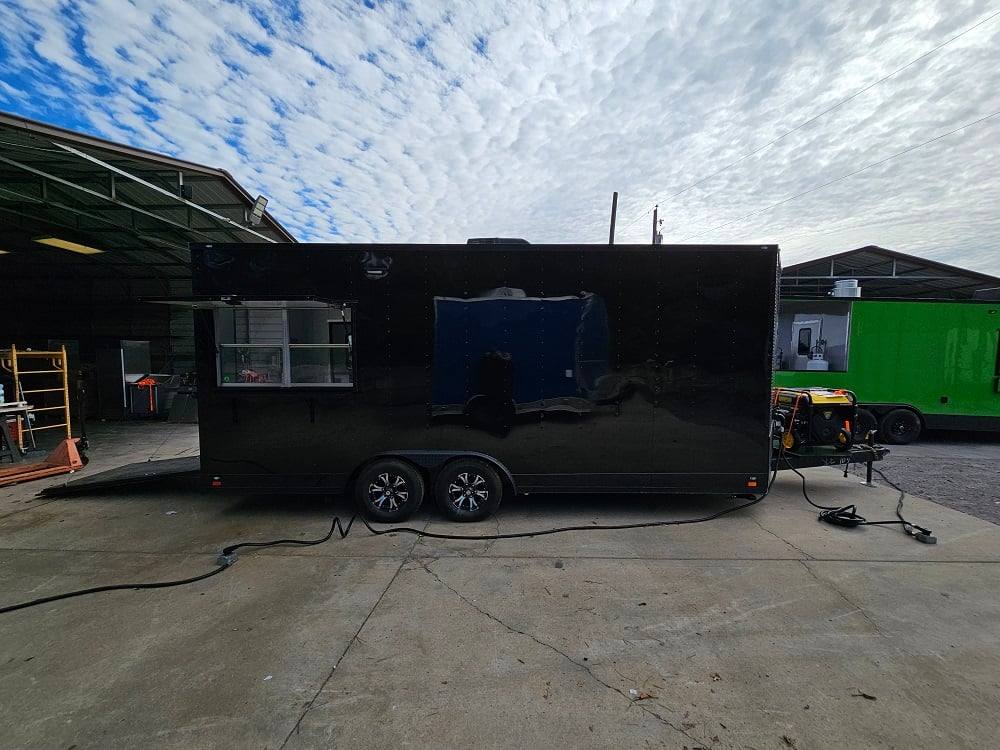 342-8.5-x-20-black-concession-trailer-food-event-catering-4.jpg 8.5' X 20' Black Concession Trailer Food Event Catering