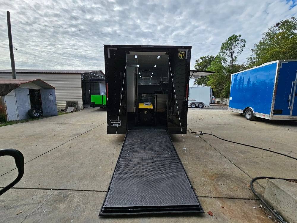 342-8.5-x-20-black-concession-trailer-food-event-catering-7.jpg 8.5' X 20' Black Concession Trailer Food Event Catering
