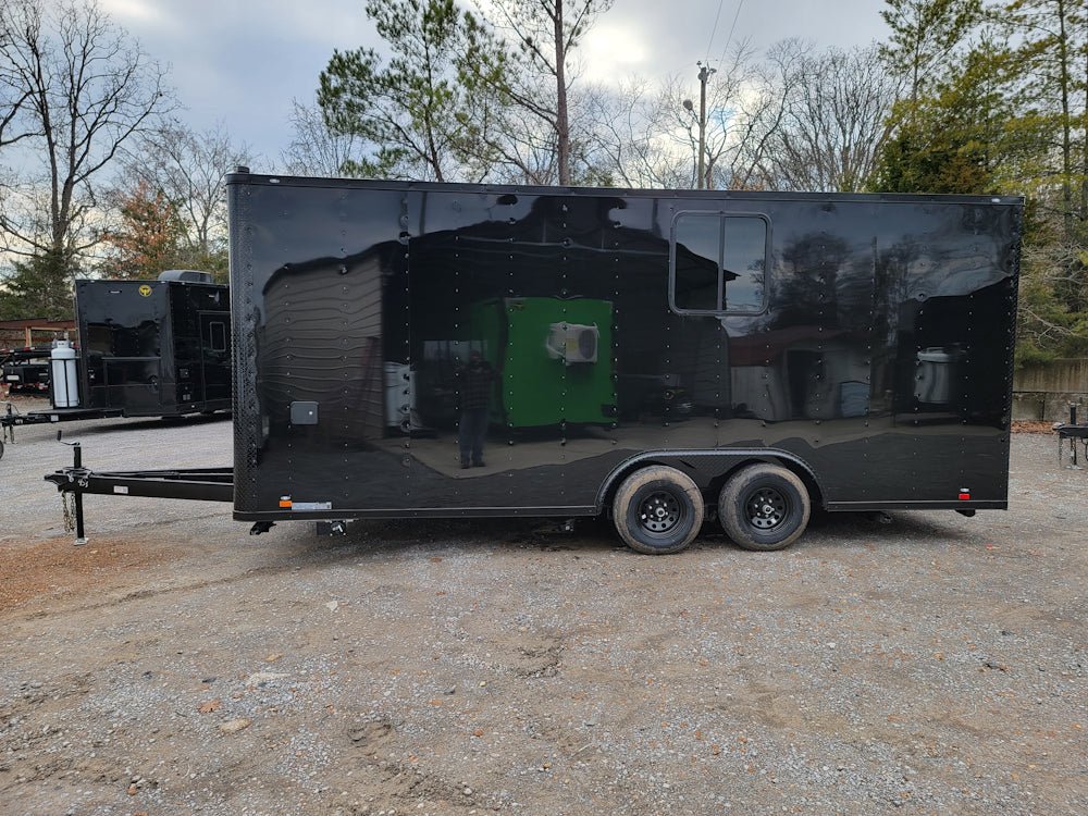 343-8.5-x-20-black-concession-trailer-office-mobile-command-center-4.jpg 8.5' X 20' Black Concession Trailer Office & Mobile Command Center