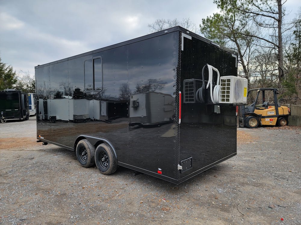343-8.5-x-20-black-concession-trailer-office-mobile-command-center-5.jpg 8.5' X 20' Black Concession Trailer Office & Mobile Command Center
