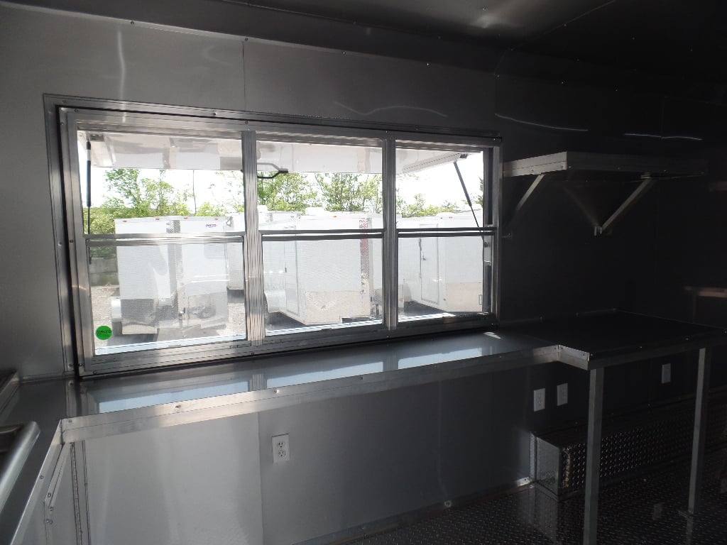 344-8.5-x-20-black-event-bbq-concession-trailer-19.jpg 8.5' x 20' Black Event BBQ Concession Trailer