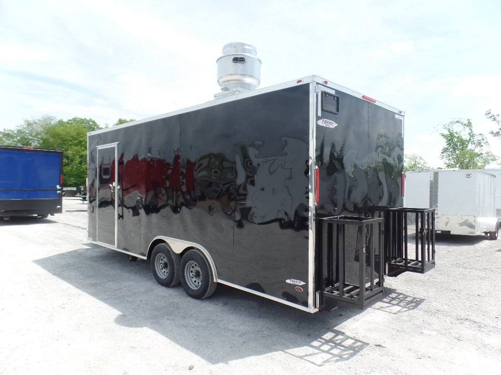 344-8.5-x-20-black-event-bbq-concession-trailer-2.jpg 8.5' x 20' Black Event BBQ Concession Trailer
