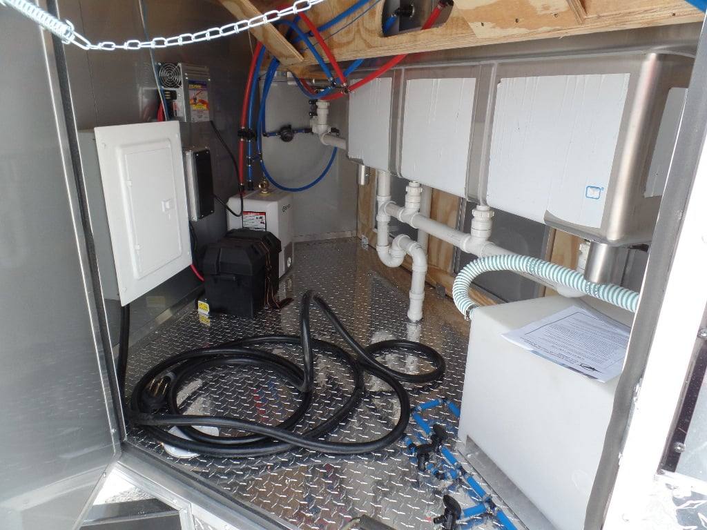 344-8.5-x-20-black-event-bbq-concession-trailer-23.jpg 8.5' x 20' Black Event BBQ Concession Trailer