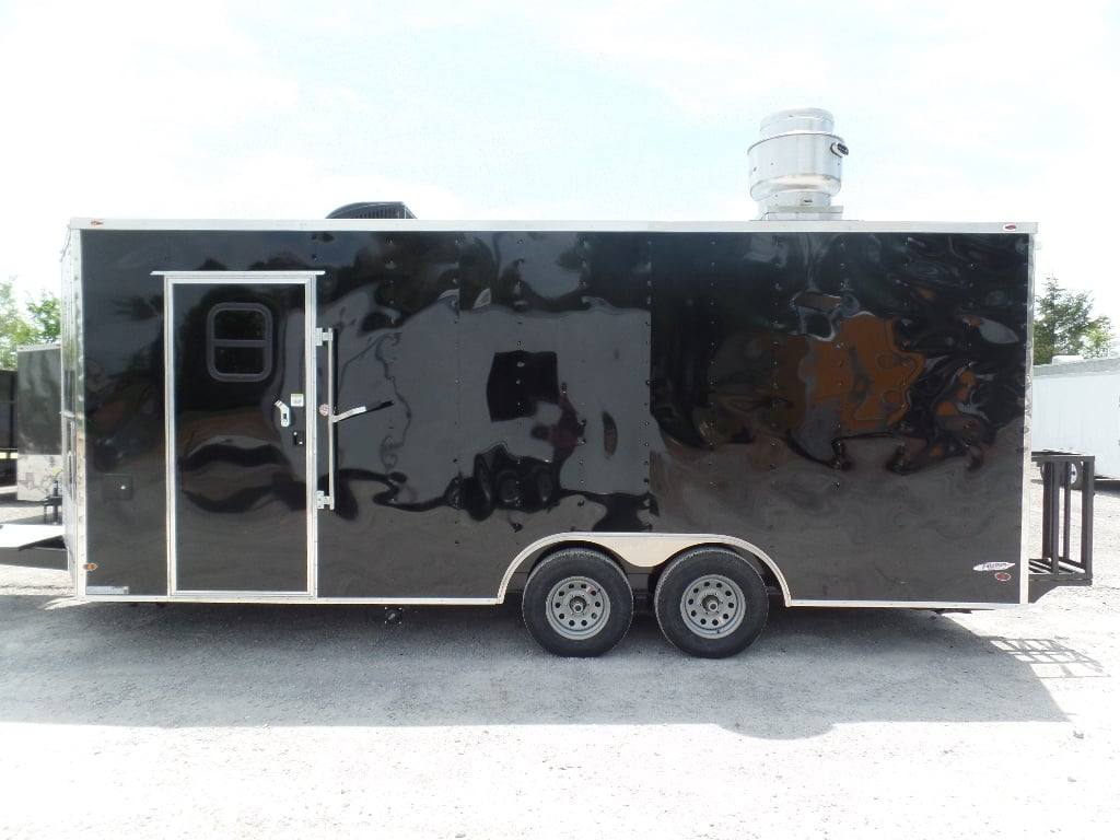 344-8.5-x-20-black-event-bbq-concession-trailer-37.jpg 8.5' x 20' Black Event BBQ Concession Trailer