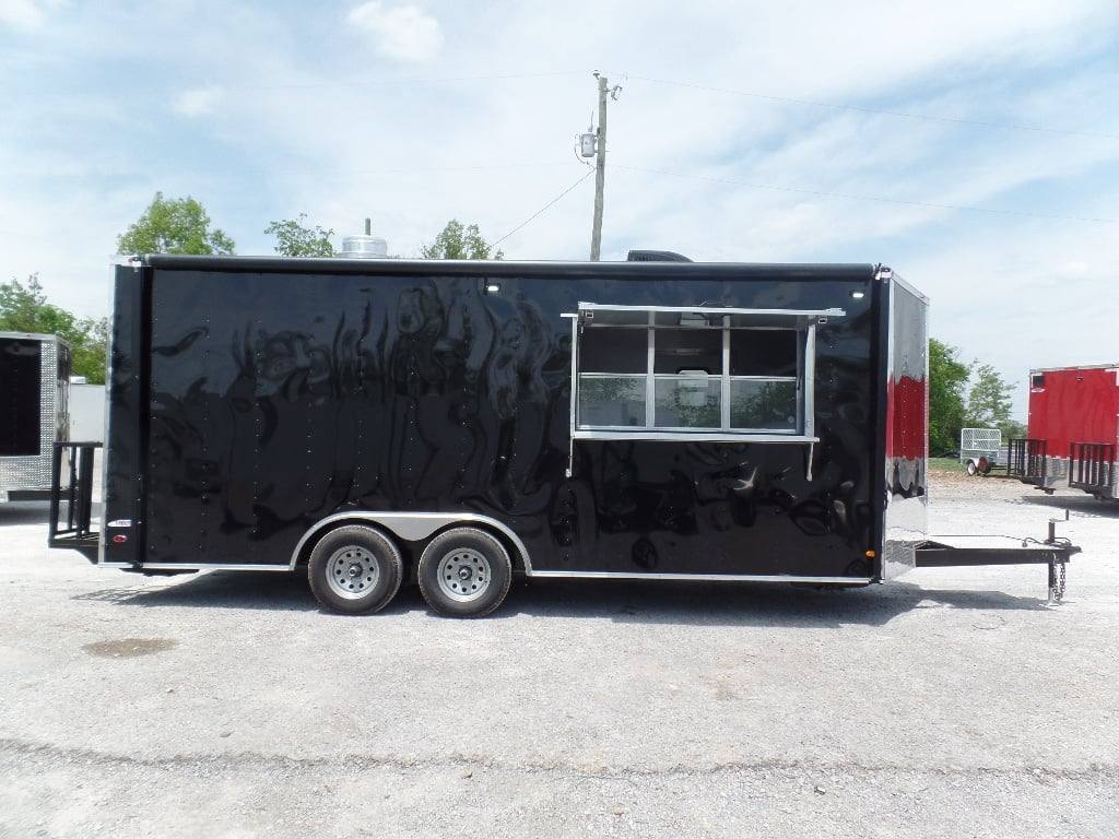 344-8.5-x-20-black-event-bbq-concession-trailer-39.jpg 8.5' x 20' Black Event BBQ Concession Trailer
