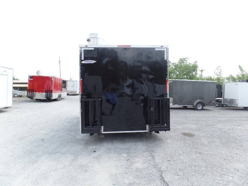 344-8.5-x-20-black-event-bbq-concession-trailer-42.jpg 8.5' x 20' Black Event BBQ Concession Trailer
