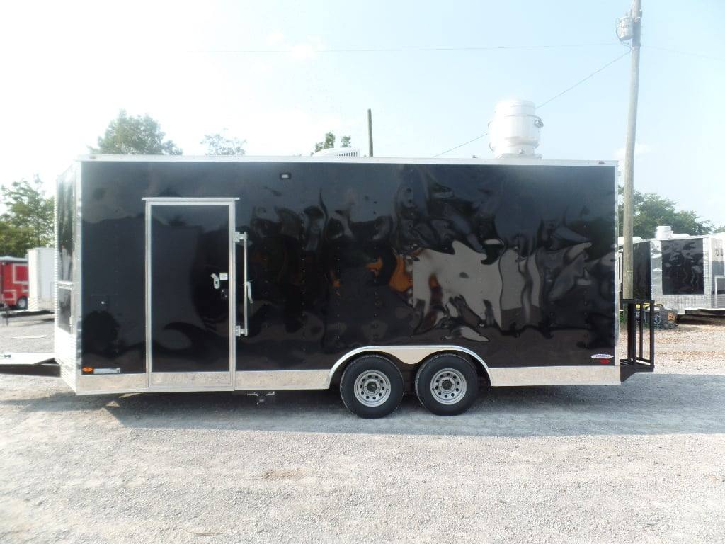 346-8.5-x-20-black-food-catering-trailer-10.jpg 8.5' x 20' Black Food Catering Trailer