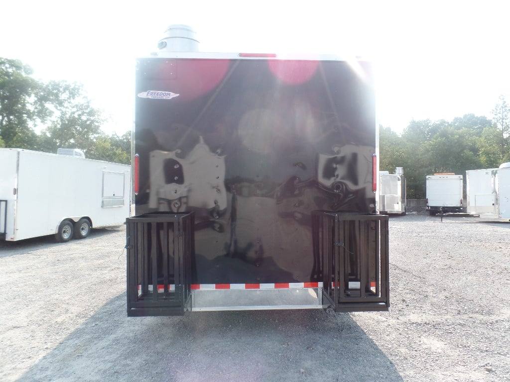 346-8.5-x-20-black-food-catering-trailer-11.jpg 8.5' x 20' Black Food Catering Trailer