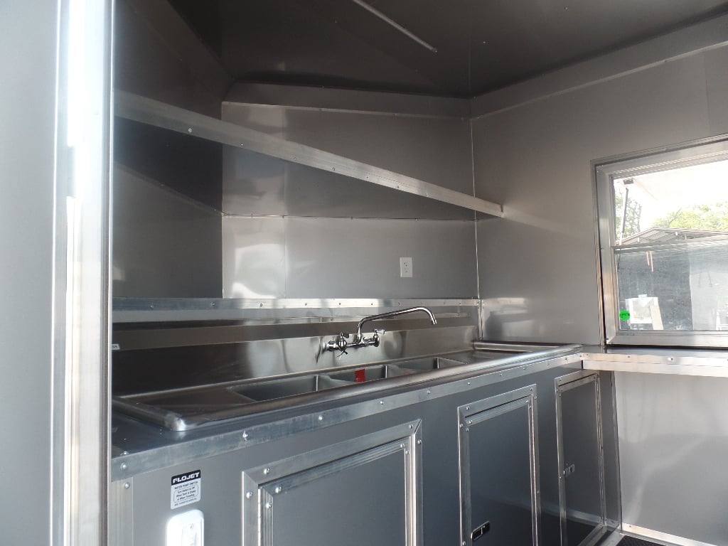 346-8.5-x-20-black-food-catering-trailer-19.jpg 8.5' x 20' Black Food Catering Trailer