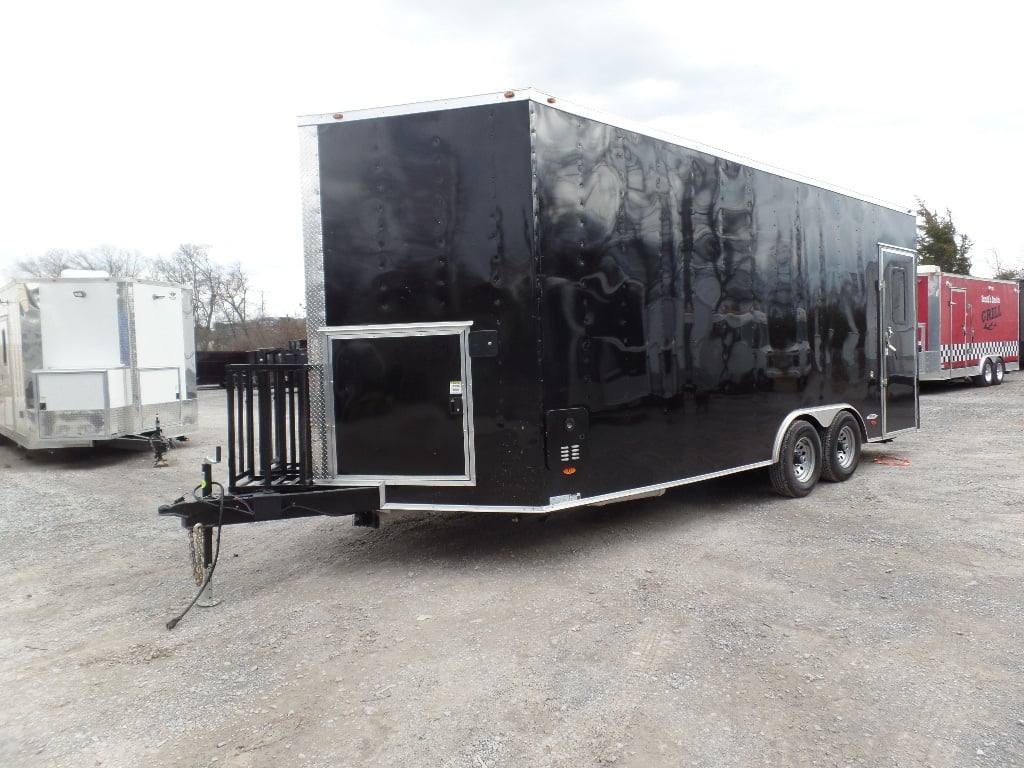 347-8.5-x-20-black-food-event-concession-food-trailer-18.jpg 8.5' x 20' Black Food Event Concession Food Trailer